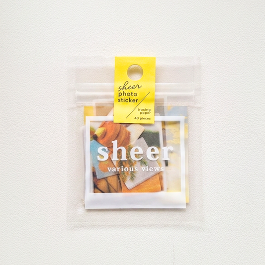 Mind Wave Seal Sheer Sticker Pack (Photo Sticker - Various Views)
