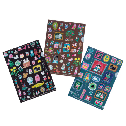 Hobonichi Yumi Kitagishi: Folder Set of 3 for A6 Size