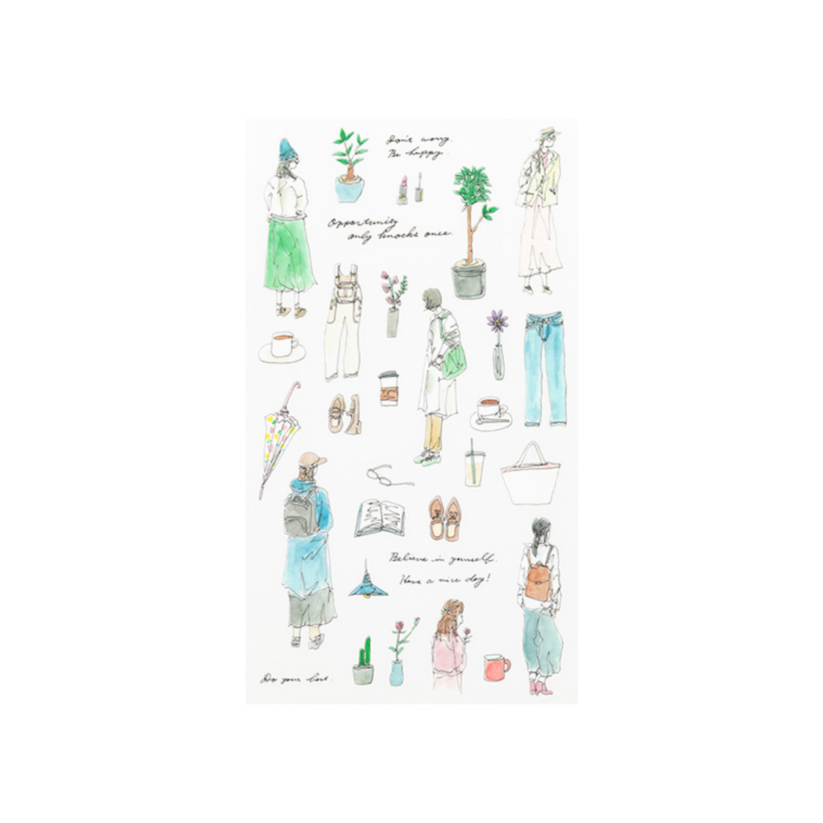 Midori Transfer Stickers