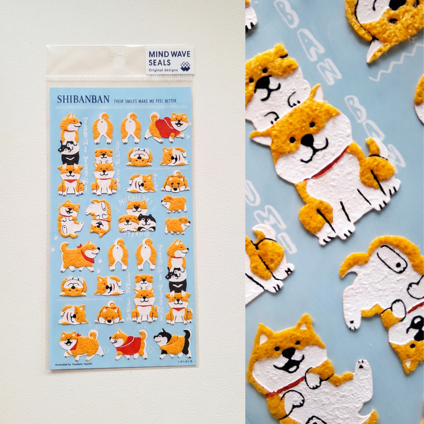 Mind Wave Seals Shibanban Sticker Sheet